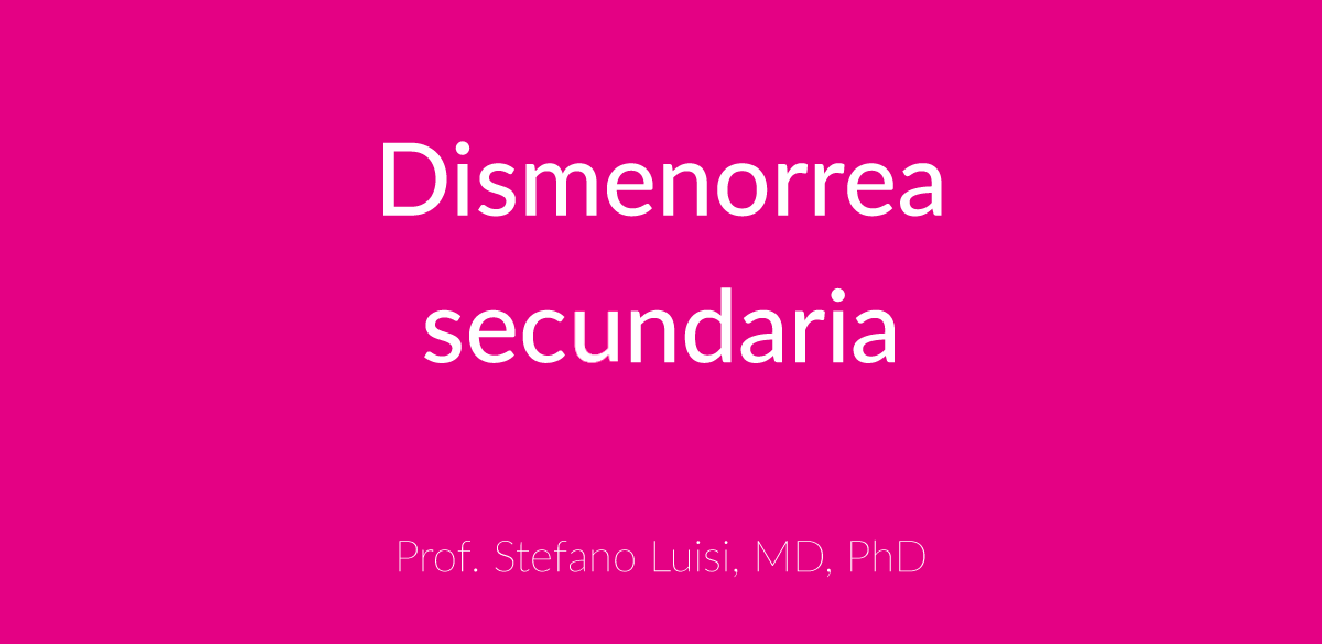 immagine Dismenorrea secundaria: Diagnóstico y etiopatogénesis
